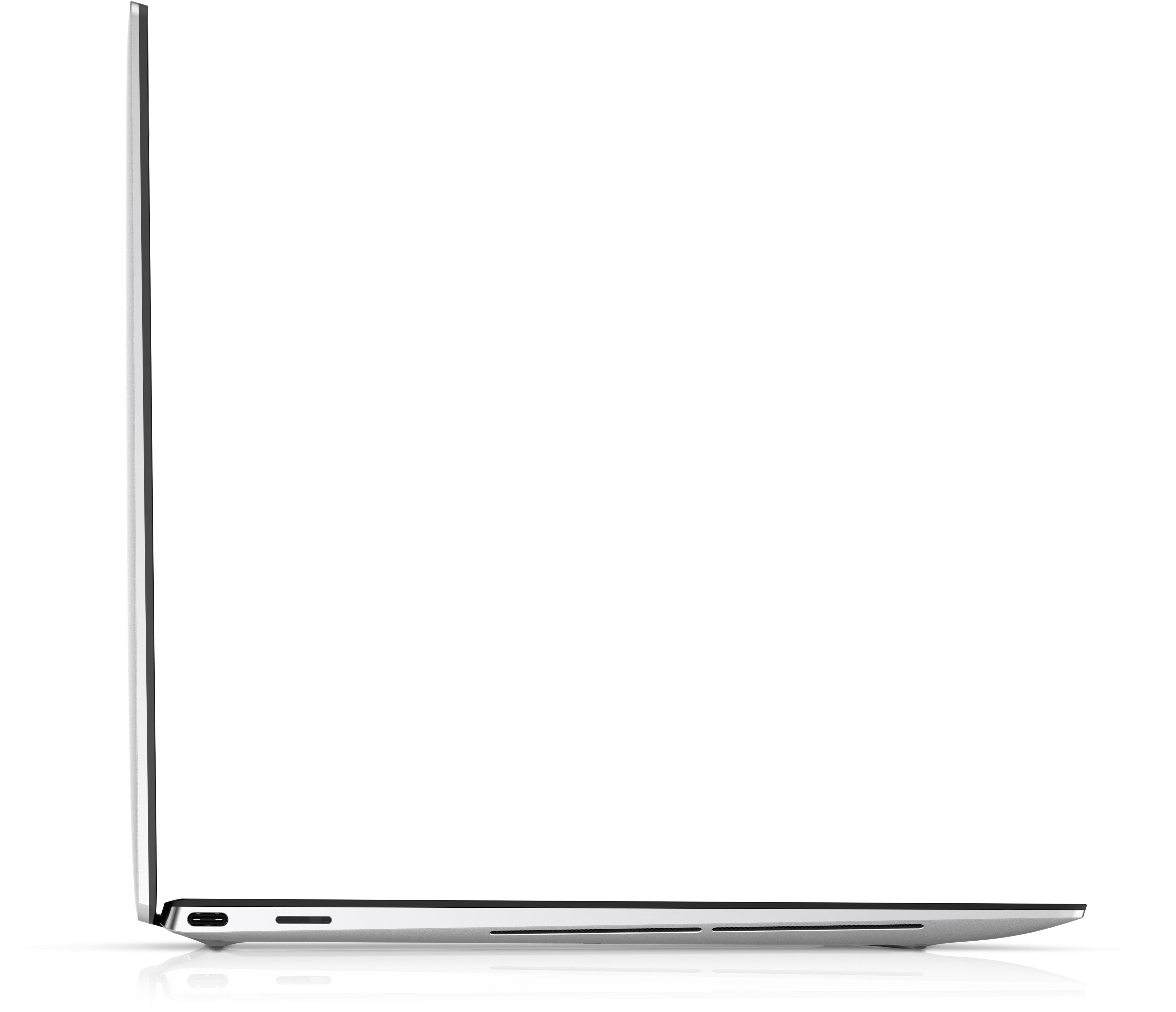Profilo laterale sinistro del Dell XPS 13 4K con doppia porta USB-C e slot microSD, ideale per professionisti in movimento. Profilo laterale sinistro del Dell XPS 13 4K con doppia porta USB-C e slot microSD, ideale per professionisti in movimento.